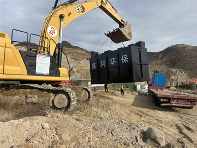 张家口地埋式一体化+设备间安装现场